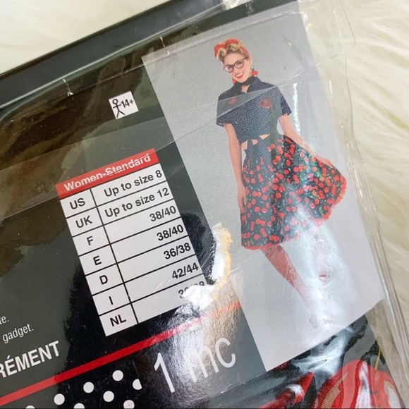 Rockabilly 50’s Cherry Pin-up Skirt - Picture 6 of 10